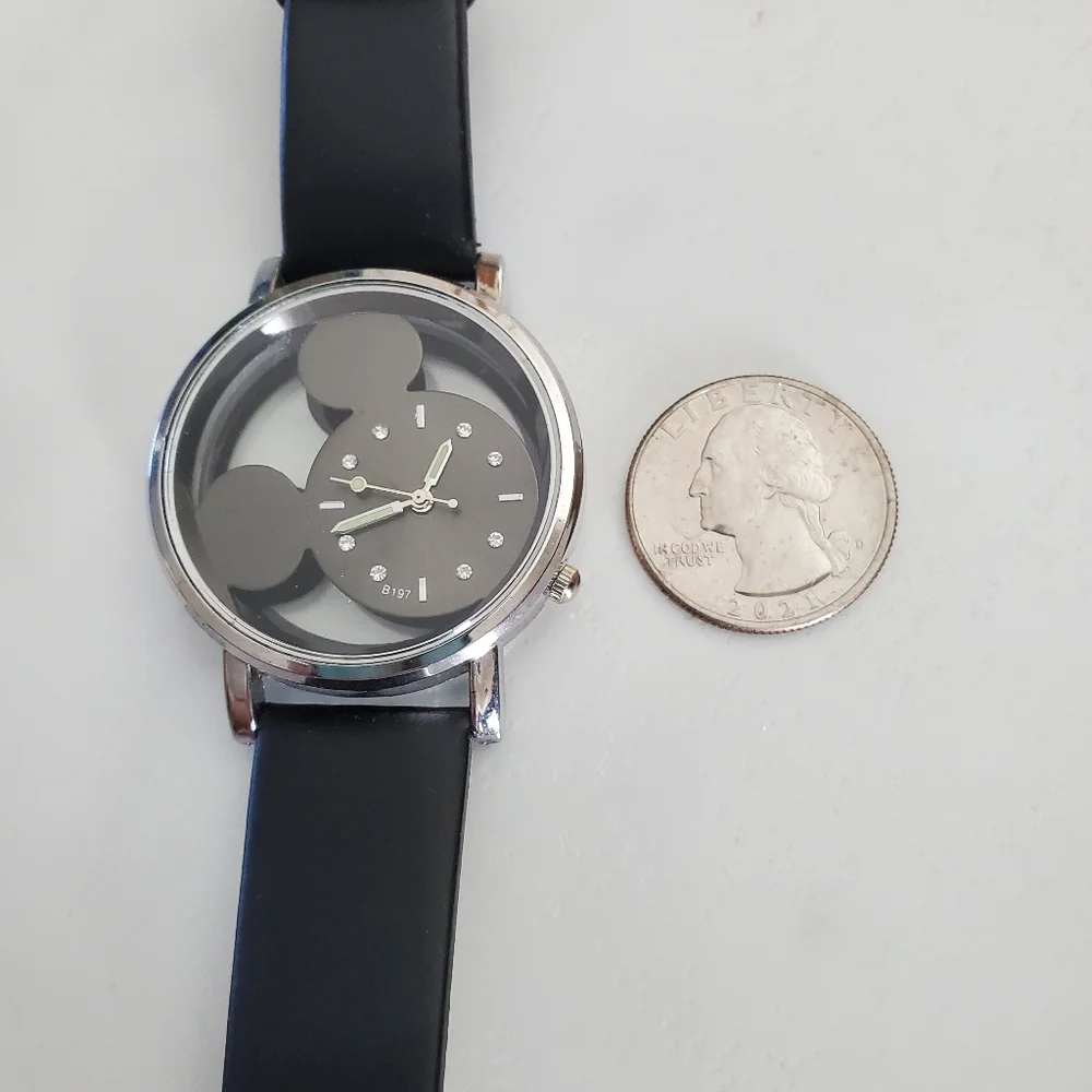 Black Mickey Mouse Watch